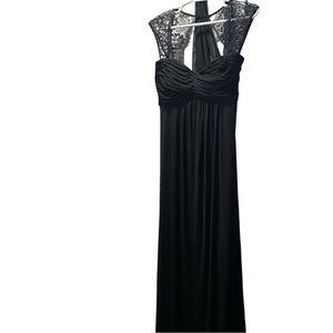Beautiful Lace Black EVA Dress